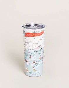 Stainless Steel Drink Tumbler 22 oz. Northeastern Harbors