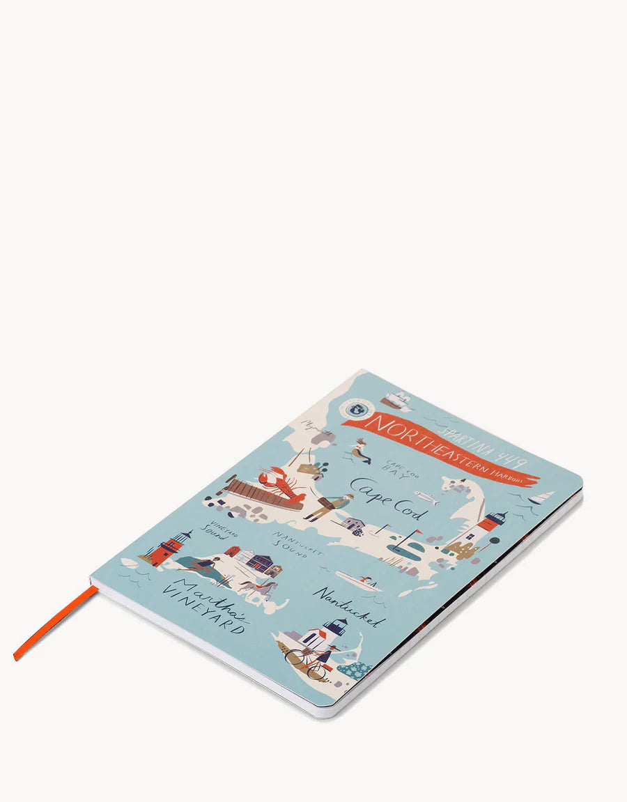 Northeastern Harbors Ruled Notebook