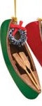 Green Canoe Ornament