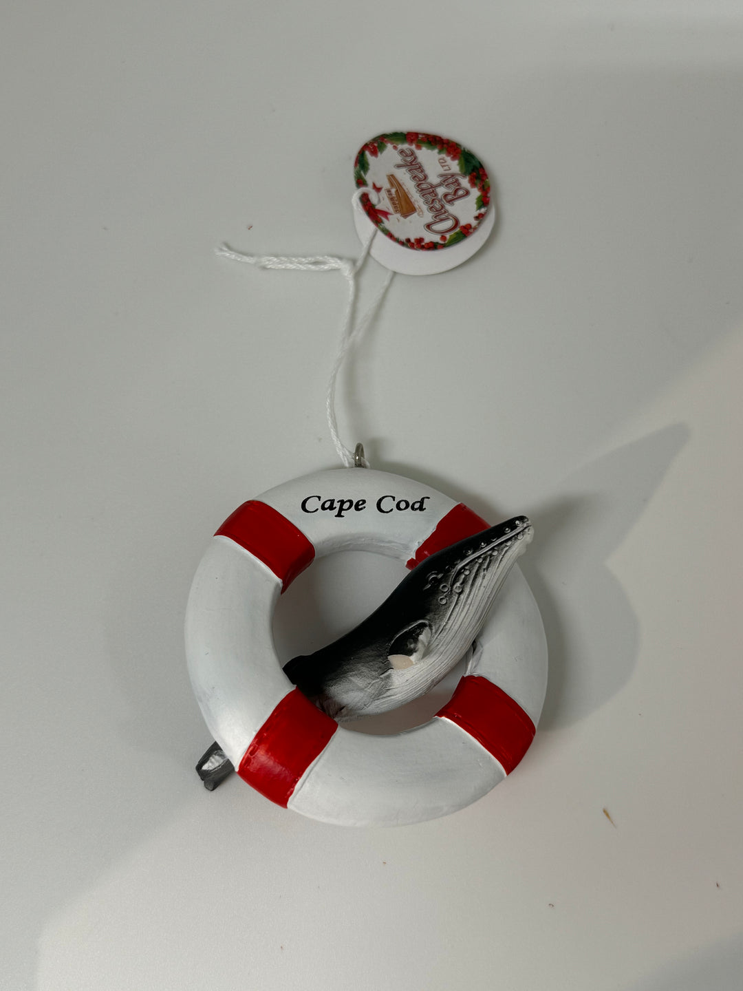 Whale &amp; Buoy Ornament