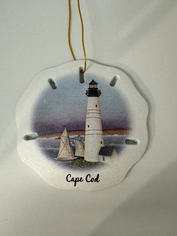 Cape Cod Sand Dollar Ornament
