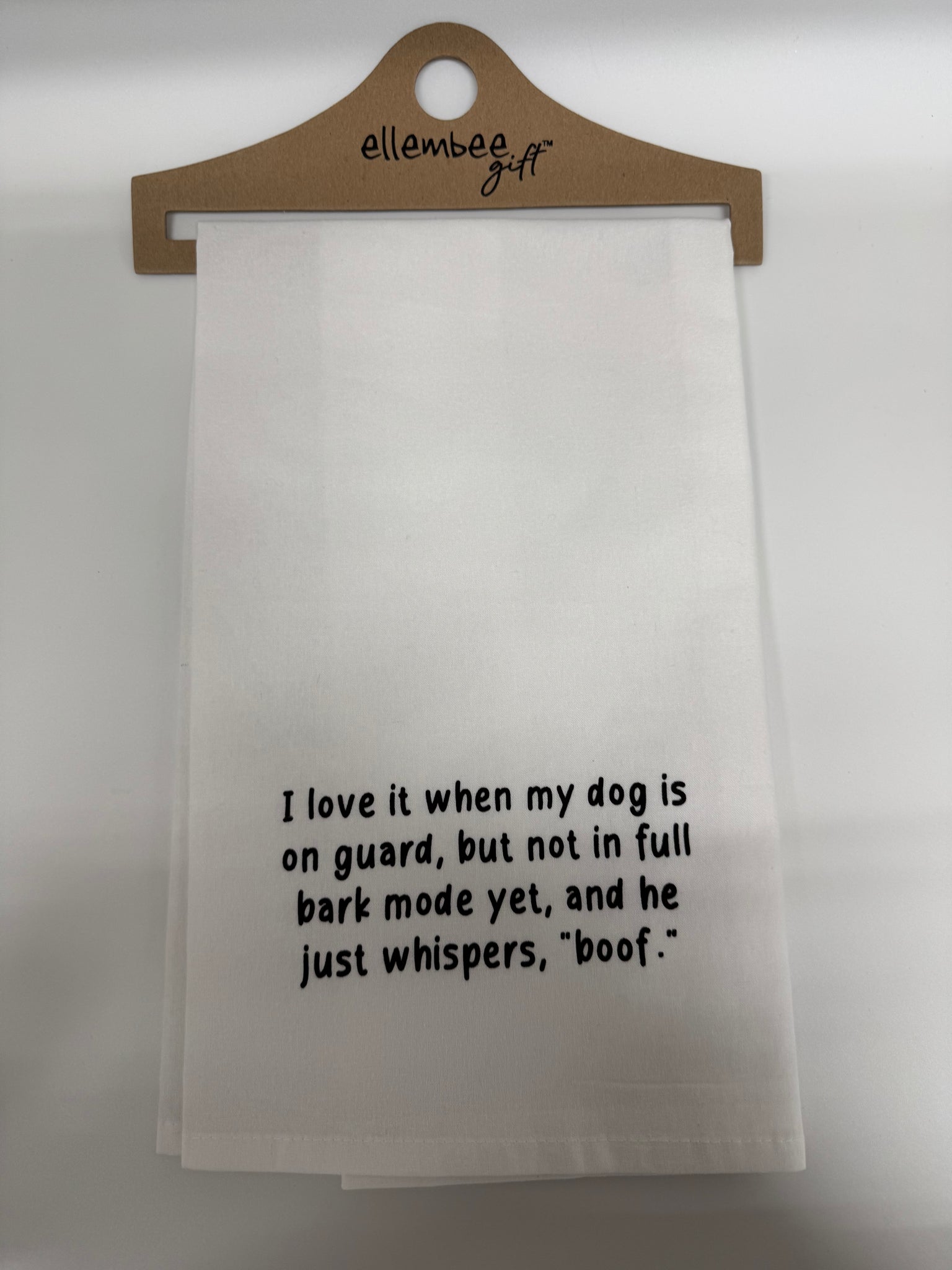 Dog on Guard Kitchen Towel