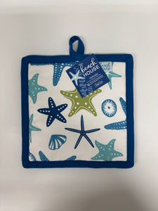 Bright Starfish Pot Holder