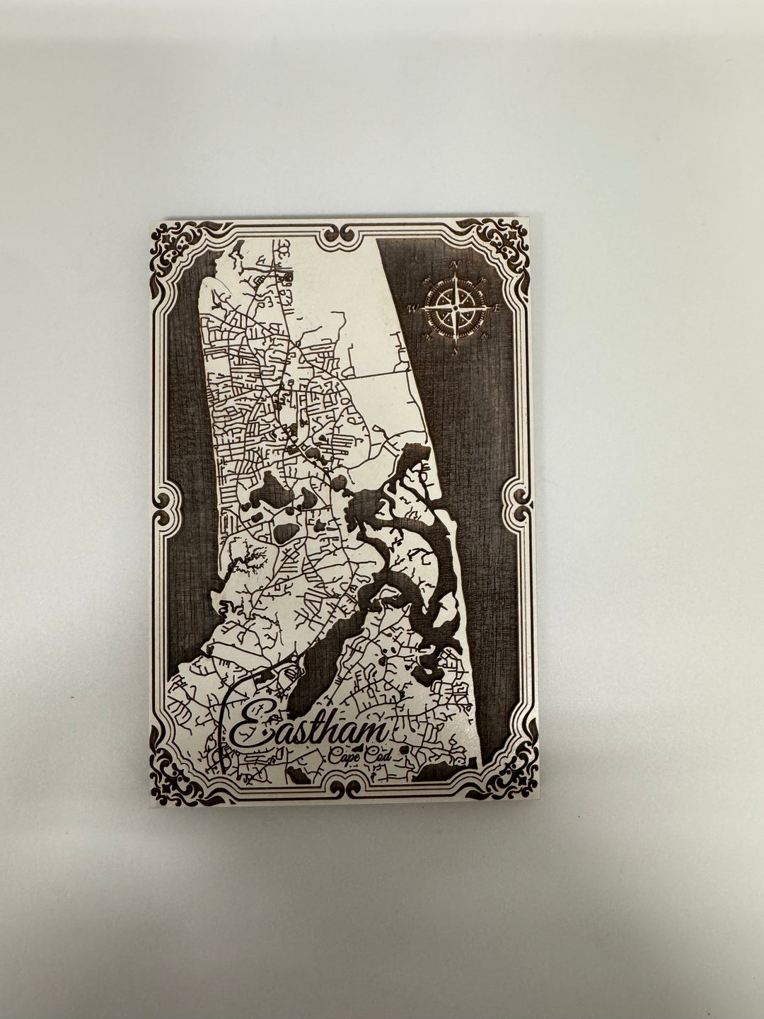 Eastham Map Magnet Plaque