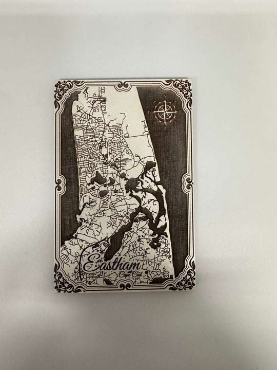 Eastham Map Magnet Plaque