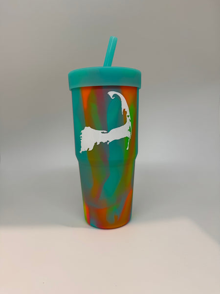 32oz Sillipint Straw Tumbler