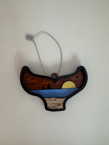 Whale Tail Ornament