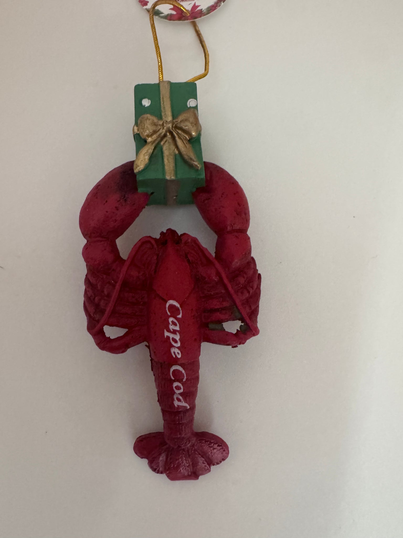 Lobster with a Present Ornament