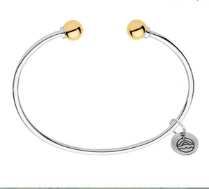 Double  Ball Cuff Bracelet