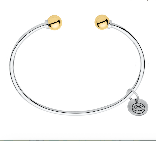 Double  Ball Cuff Bracelet
