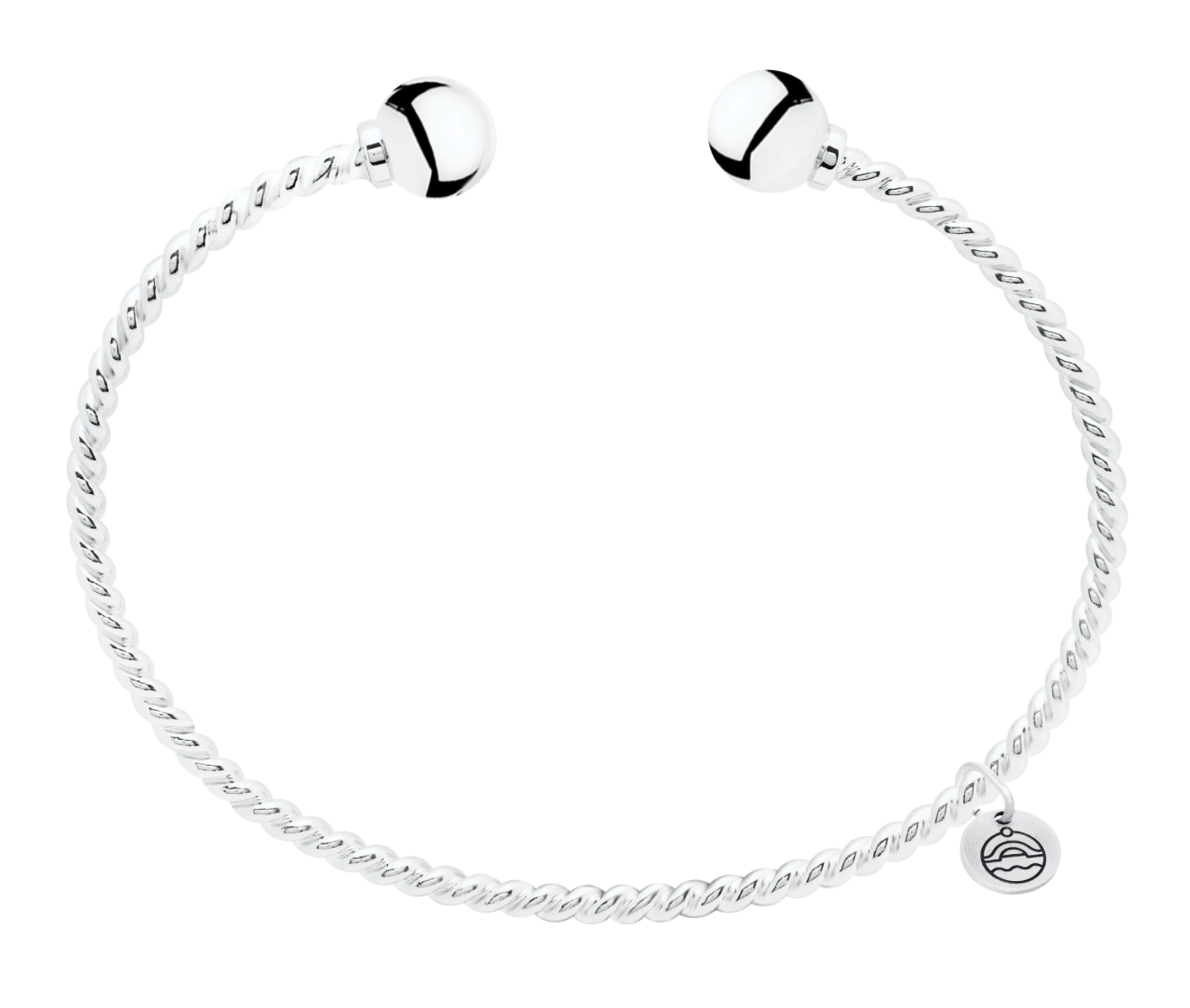 Twisted Double Ball Cuff