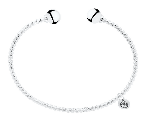 Twisted Double Ball Cuff