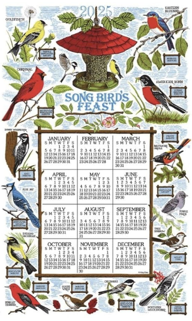 2025 Calendar Towels