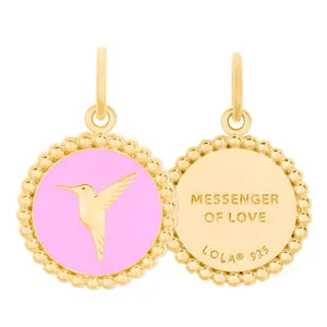 LOLA® Hummingbird All Gold Pendant