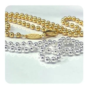 LOLA® Ball Chain Silver