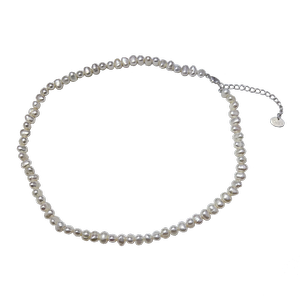 LOLA® Pearl Necklace Silver
