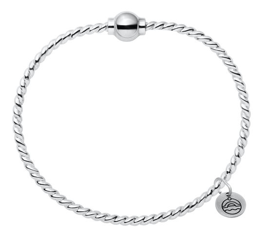 Twist Single Ball Bracelet
