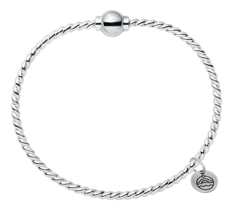 Twist Single Ball Bracelet
