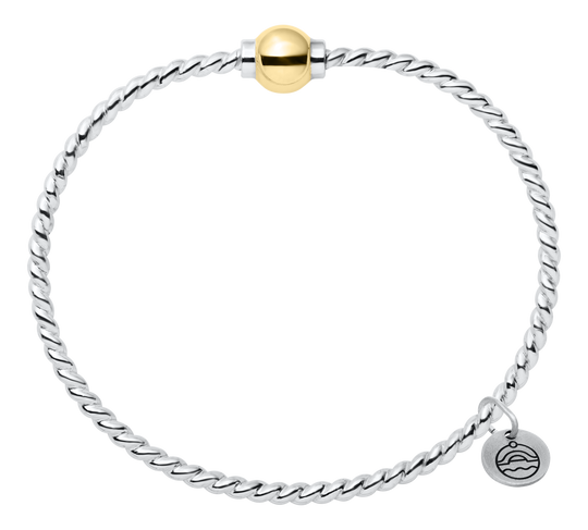 Twist Single Ball Bracelet