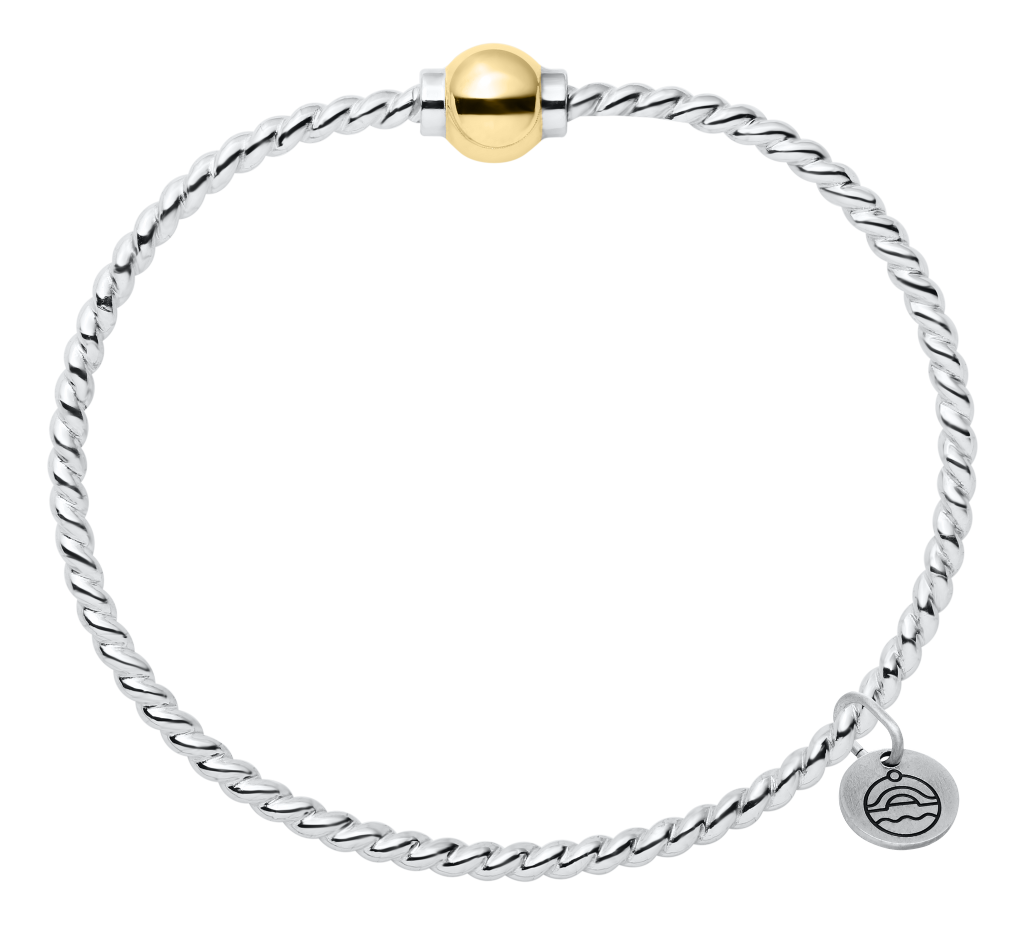 Twist Single Ball Bracelet