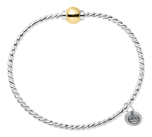 Twist Single Ball Bracelet