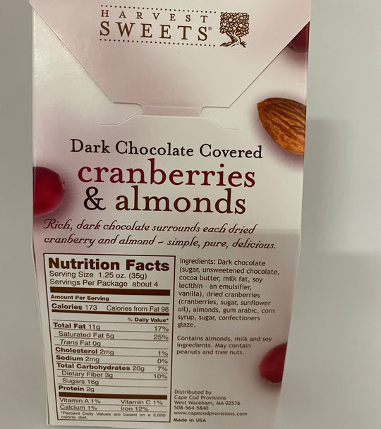 Chocolate Covered Cranberries &amp; Almonds