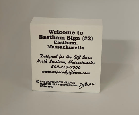 Welcome to Eastham Sign