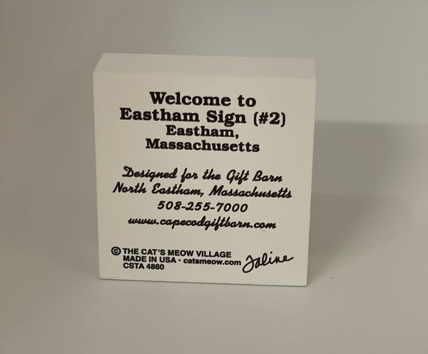 Welcome to Eastham Sign