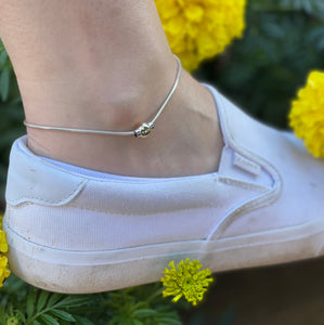 Gold Anklet Cape Cod Ball Jewelry
