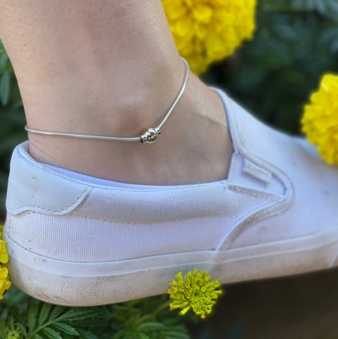 Gold Anklet Cape Cod Ball Jewelry