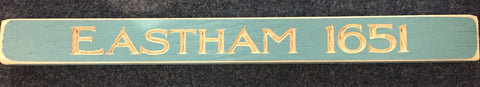 Small Eastham 1651 Sign