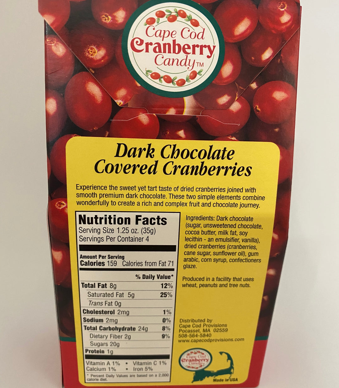Dark Chocolate Covered Cranberries