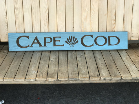 Cape Cod Wooden Sign