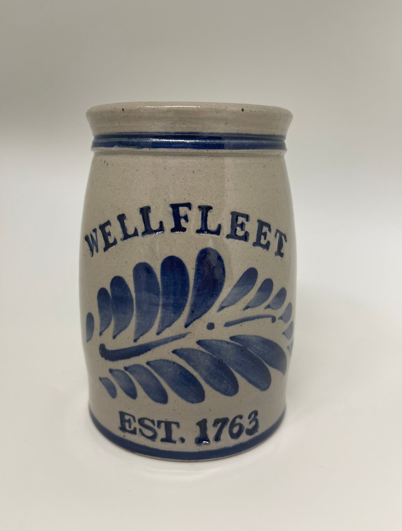 "Wellfleet" Pottery Utensil Holder/ Vase