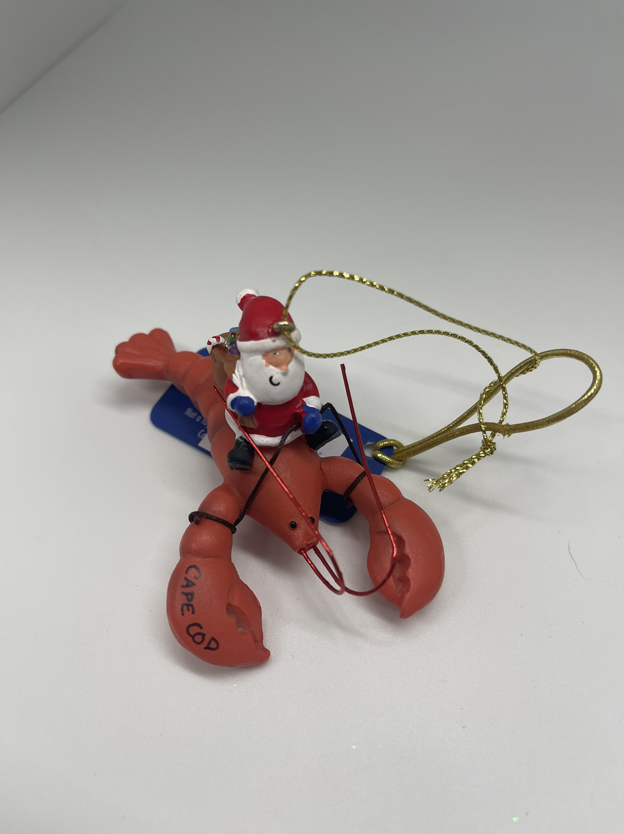 Santa riding a Lobster