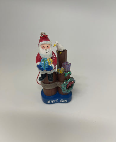 Santa on a Piling