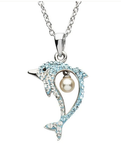 Dolphin with Pearl Necklace
