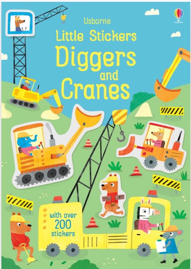 Little Stickers Diggers and Cranes