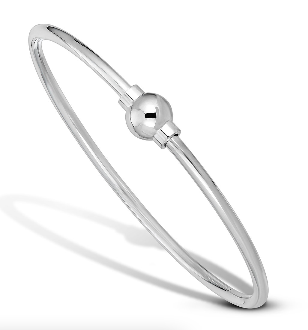 Single Silver Ball Cape Cod Bracelet